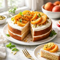 Delicious Peach Cake