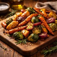 Delicious Roasted Glazed Fall Vegetables