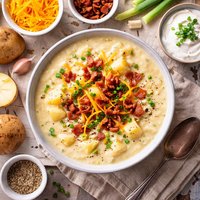 Delicious Thick Creamy Potato Soup