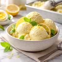 Deliciously Tart Lemon Ice Cream