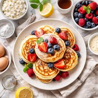 Delightfully Fluffy Cheese Pancakes