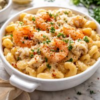 Delux Mac and Cheese with Shrimp and Crab