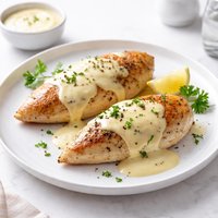 Deluxe Chicken Breasts with Cheese Sauce