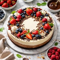 Deluxe Double Layer Cheesecake