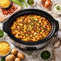 Deluxe Potato Casserole Crock Pot
