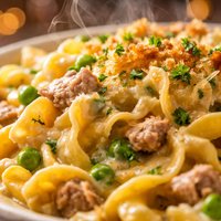 Deluxe Tuna Casserole with Egg Noodles