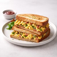 Denver Omelet Sandwich