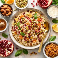 Dessert Couscous with Nuts