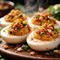 Deviled Eggs Moroccan Style
