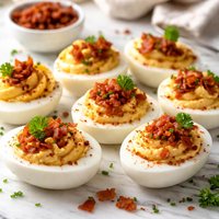 Deviled Eggs with Bacon