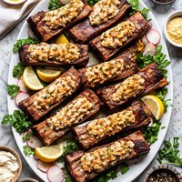 Deviled Prime Rib Bones