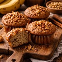 Diabetic Banana Nutmeg Muffins See Notes