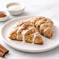 Diabetic Cinnamon Bun Scones