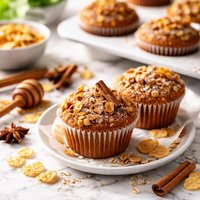 Diabetic Cornflake Spice Muffins