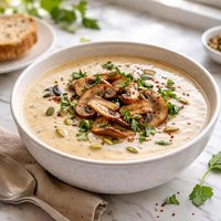 Diabetic Creamy Mushroom Soup