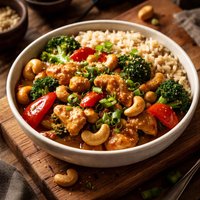 Diabetic Friendly Cashew Chicken