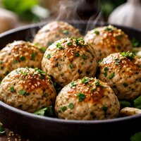 Diabetic Garlic Turkey Balls