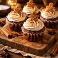 Diabetic Gingerbread Cupcakes