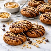 Diabetic Peanut Butter Chocolate Cookies