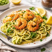 Diabetic Shrimp Scampi