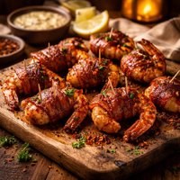 Diablo Shrimp Bacon Wrap