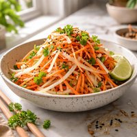 Diakon Radish Carrot Salad