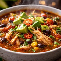Diet Chicken Enchilada Soup