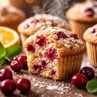 Diet Cranberry Muffins