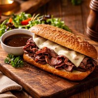 Diet Friendly French Dip Sandwich