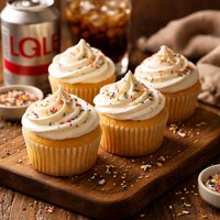 Diet Soda Cake or Cupcakes with Frosting