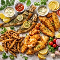 Different Fried Fish