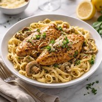 Dijon Chicken and Pasta