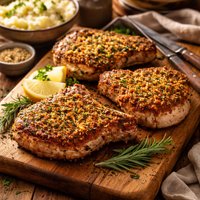 Dijon Crusted Pork Chops Oamc