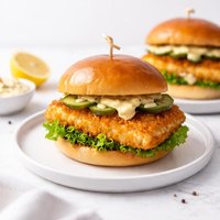 Dijon Fish Burger Sandwiches
