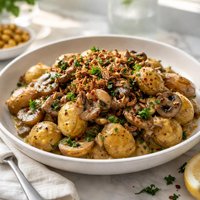 Dijon Mushroom Potatoes