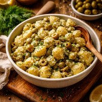 Dill and Green Olive Potato Salad