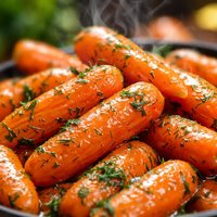 Dill Butter Baby Carrots