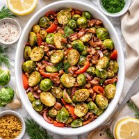 Dilled Brussels Sprout Medley