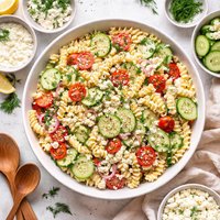Dilled Cucumber Pasta Salad
