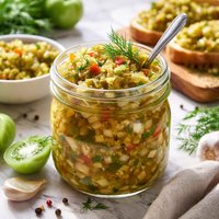 Dilled Green Tomato Relish