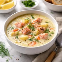 Dilly Cream of Salmon Soup