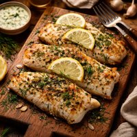 Dilly Grilled Haddock