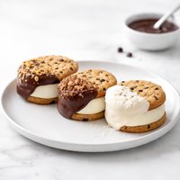 Dipped Ice Cream Sandwiches