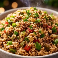 Dirty Rice Lightened Up