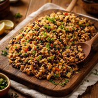 Dirty Rice Vegetarian Style