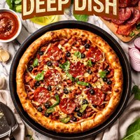 Dirty Your Deep Dish Pan Pizza