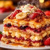 Disney Crystal Palace Breakfast Lasagna in Full