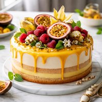 Divine Fruit Passion Cake