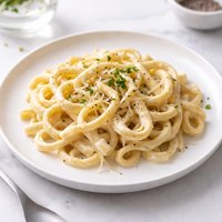 Divinely Creamy Low Fat Fettuccine Alfredo