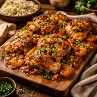 Dja Jeh Mish Mosh Syrian Apricot Chicken